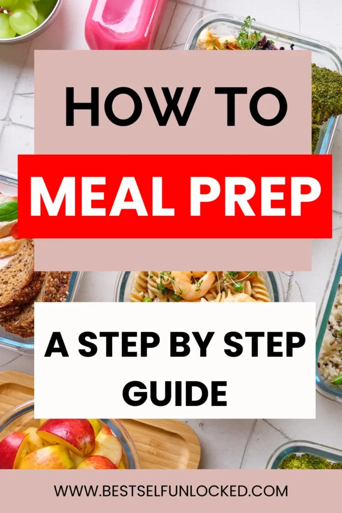 how to meal prep