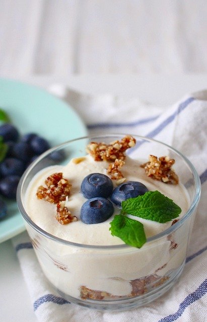 blueberries, desert, cute, nature, yummy, nibble, calories, cream, calorie bomb, dessert, party, sugar, glass, mint, marcarpone, fruit, parfait, layered, yogurt, berry, mousse, coffee shop, decorated, refreshment, parfait, parfait, yogurt, yogurt, yogurt, yogurt, yogurt